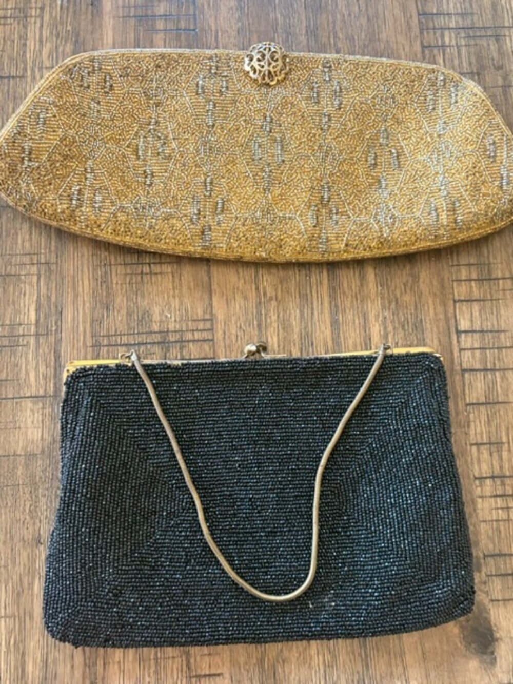 Two Vintage Clutch Bags - GORGEOUS